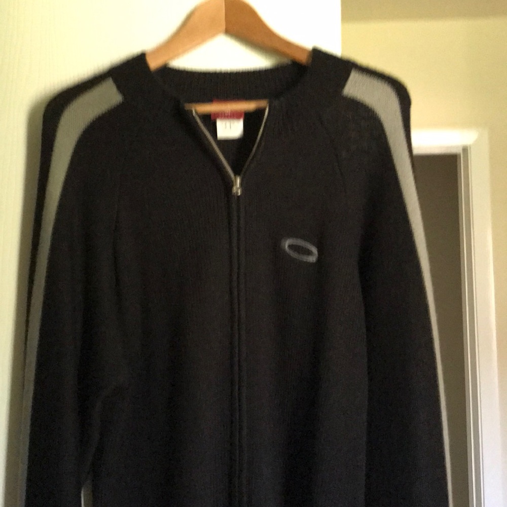 Oakley zip up sweater